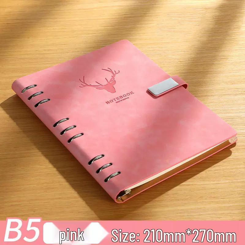 Abnehmbares B5 Hochwertiges Notizbuch-Set mit losen Blättern: Geschenk für Studenten & Geschäftsleute