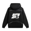 Li-Ning Badfive Back Letter Zipper Hooded Cotton Jacket Men jackets AJMW005-5