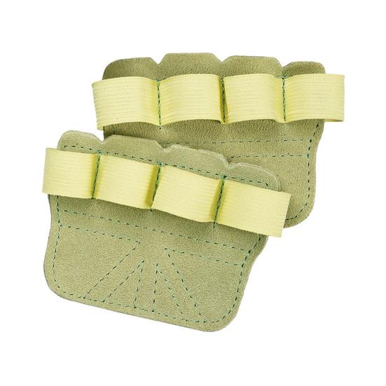 

Перчатки для тяжелой атлетики для мужчин и женщин, перчатки для тренировок из коровьей кожи, захваты для тяжелой атлетики, двухслойная защита ладоней, аксессуары для фитнеса зелёный