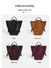 2025 Women's MM6 Equestrian Tote: Large-Capacity Cowhide Handbag, Stylish Commuter Bucket Bag