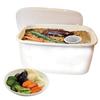 Enameled Pickle Container, Refrigerator-Safe, 3.2L [Water Removal Container, Odor-Resistant, Acid-Resistant, and Salt-Resistant Storage Container]