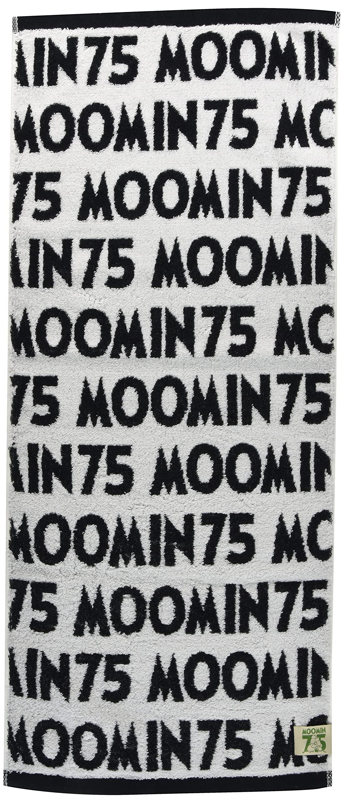 Marushin Moomin Face Moomin 75th Anniversary 34 x 80cm Towel, Design, 100% Cotton, 1405024000,