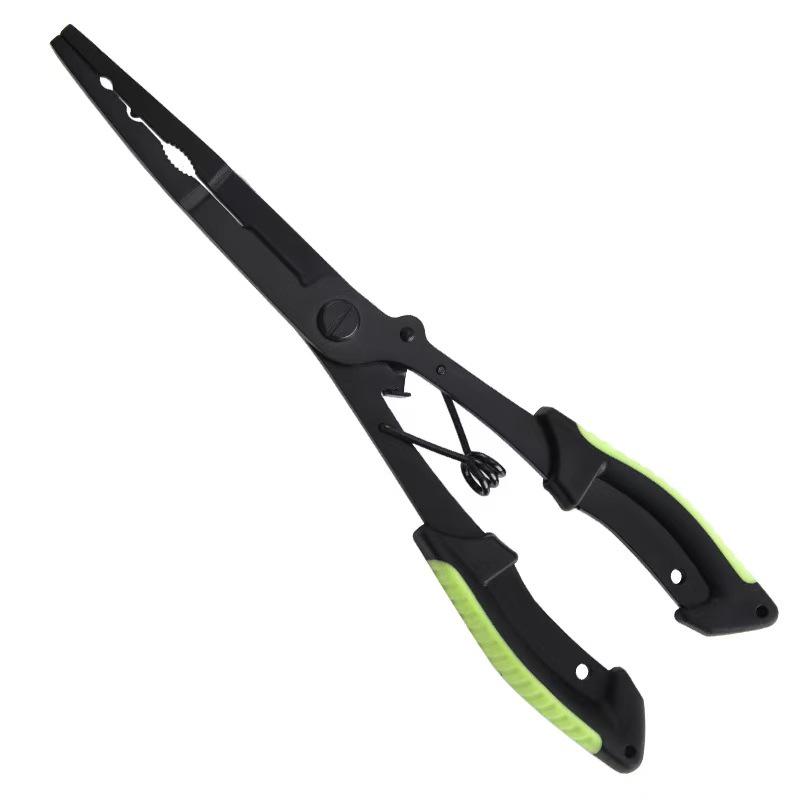 Black Teflon Eagle Beak Fishing Pliers: Multi-functional Hook, Line Cutter & Fish Control Tool