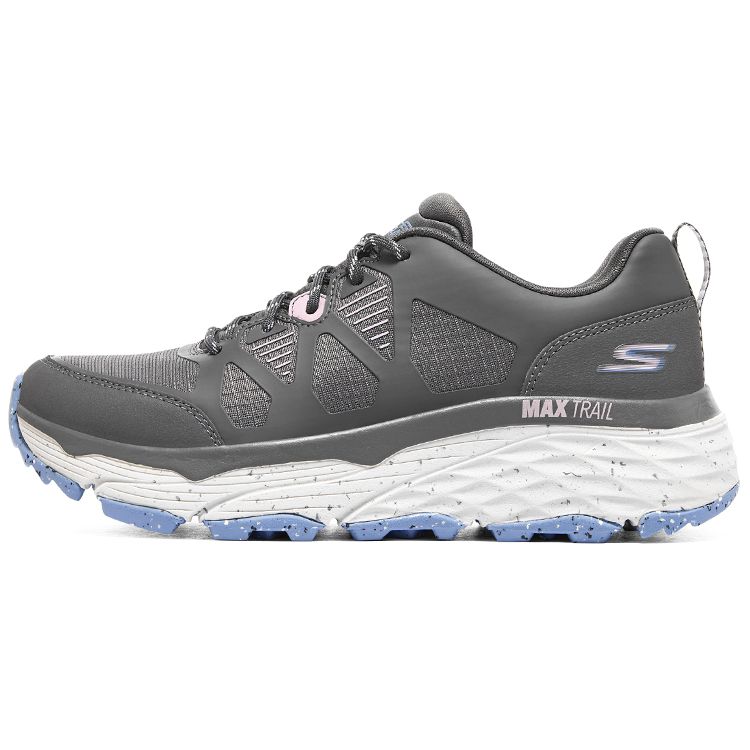 Skechers Max Cushioning Women Gray Low Top Running Shoes Mesh Lightweight Wear Resistant 129151C-GYBL 36