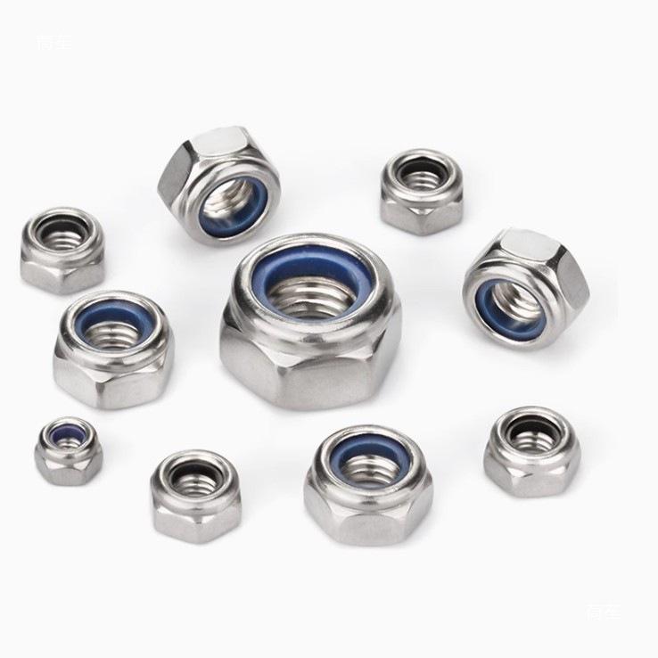 Stainless Steel Nylon Nuts for RC Models - Available in M2.5/M3/M4/M5 (10-Pack)
