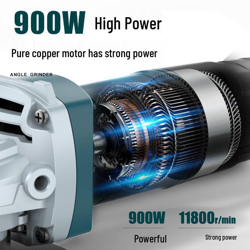 Compact Electric Angle Grinder and Polisher