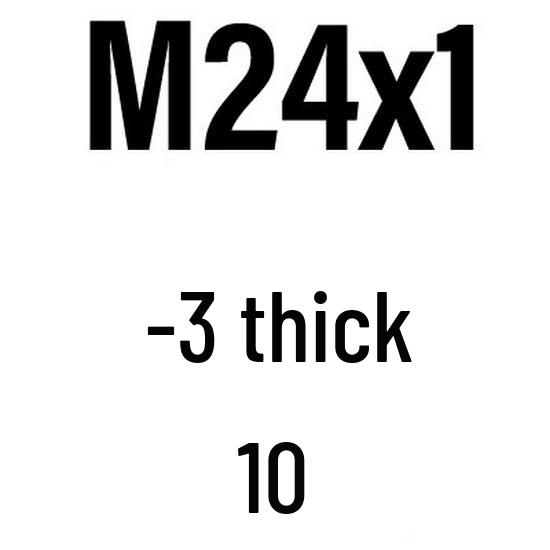 M6-M30 White Zinc Hex Thin Fine Thread Lock Nut GB808.