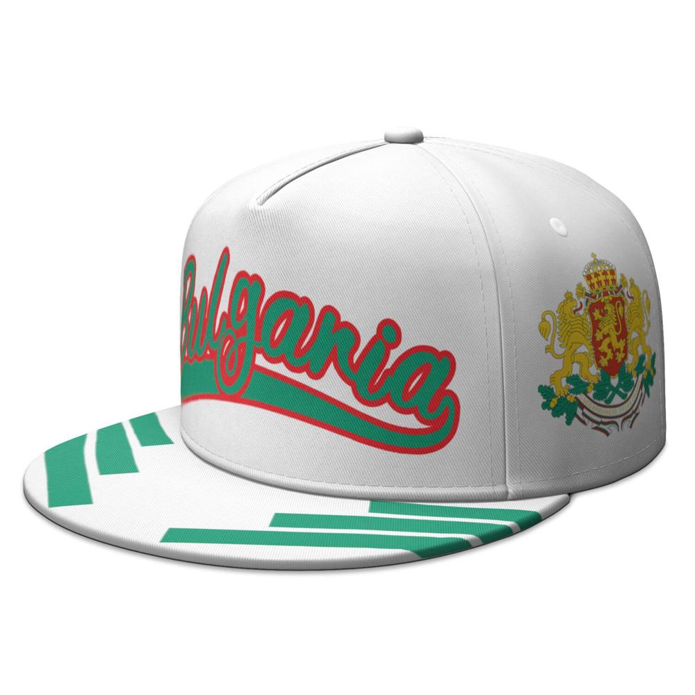 

Bulgaria Flat Brimmed Cap Free Custom Made Name Number Hip-hop Hat Country Nation Flag Bg Bulgarian College Photo Headgear Adjustable
