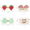 Cute Replacement Jeans Buttons Repair Kit Reusable Waist Adjustable Button Strawberry/Frog/Mushroom Pants Pins Jeans