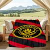 1PZ Coperta Morbida in Flanella Stampata Manchester City F.C. Plaid per Camera da Letto Adulto Salotto Divano Campeggio Viaggio Regali per Fan Regali di Natale