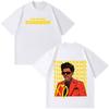Rapper The Weeknd Music Album Cover T Shirts Men Women Fashion Hip Hop T Shirt Short-sleeved Casual Cotton Oversized T-shirts