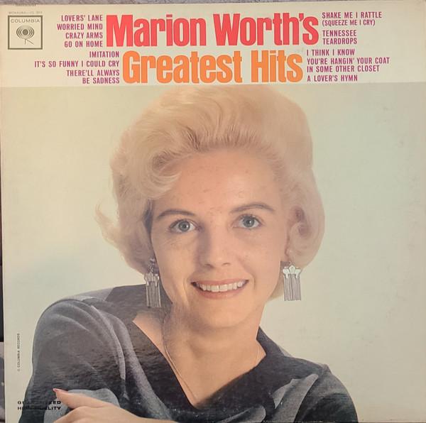 

LP Пластинка MARION WORTH - Greatest Hits CL2011 Columbia 1963 US Фолк Б/У