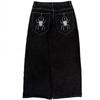 Street Hip-hop Casual Løse Y2K Rette Vide Ben Bukser Menn Amerikansk Retro Harajuku Mote Punk Oversized Jeans Kvinner