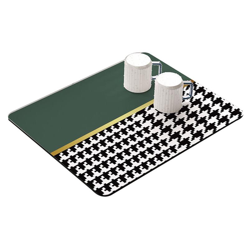 30x40cm Absorbent Drainage Dish Drying Mat Tableware Draining Pad L
