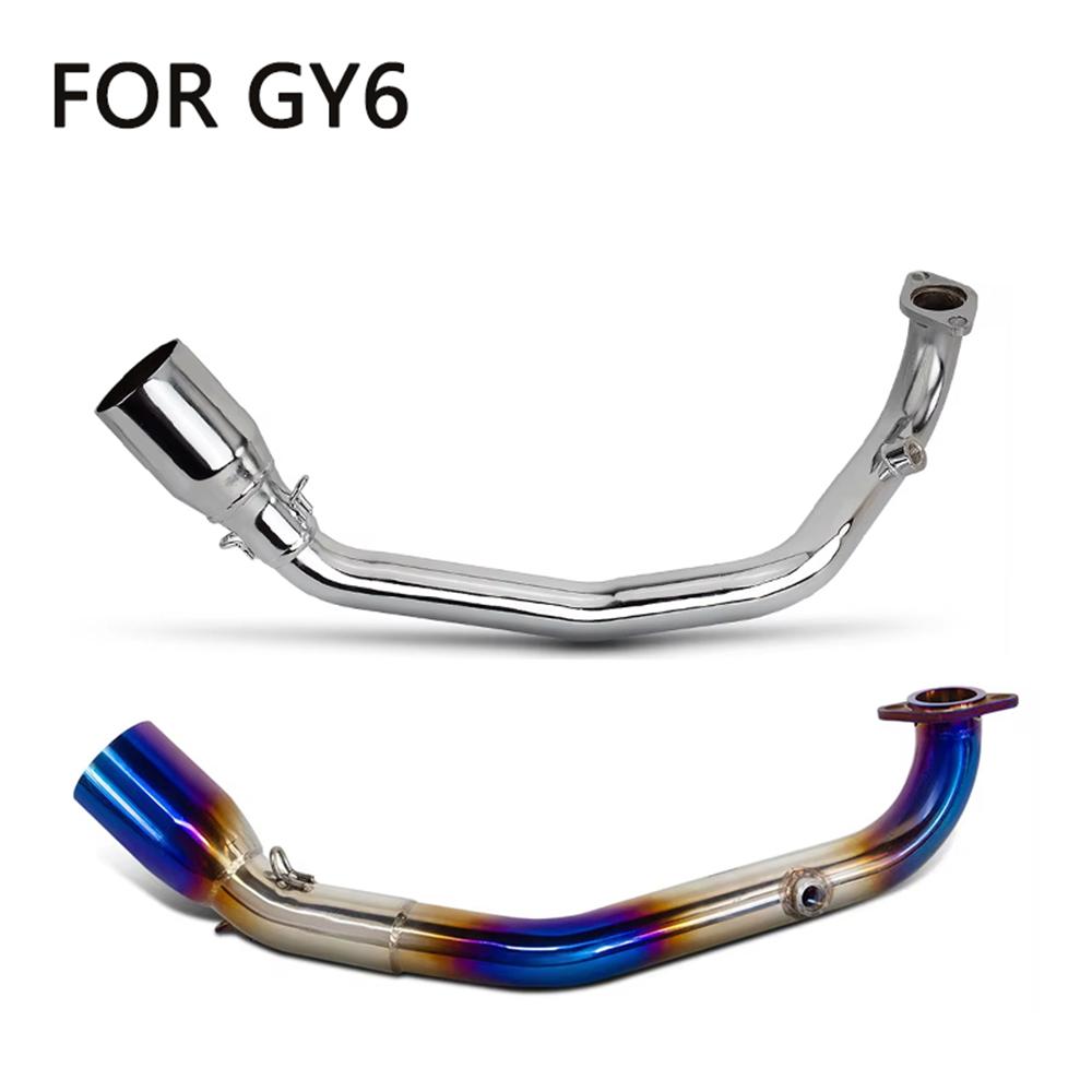 high quality Exhaust Stainless Front Pipe 51MM Interface Motorcycle Escape Header Tube For GY6 Zuma 125CC 150CC 200CC Scooter