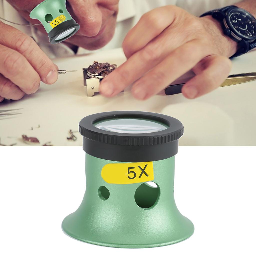 5X Portable Watch Magnifying Glasses Repair Magnifier Loupe Jewelry Tool