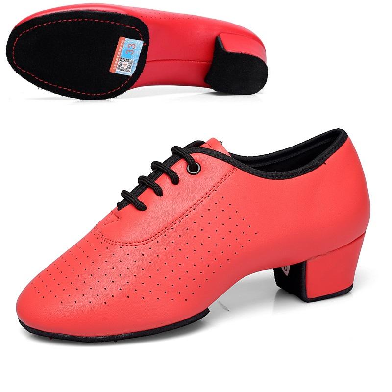 

Sneakers Leather Shoes Men Women Latin Dance Shoes Professional practice Dance Shoes Precisely Bullfighting Jazz Dance Shoes 42