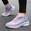 Shoes Spring and Autumn New Soft-soled Lightweight Sports Shoes Mesh Breathable Thick-soled Heightening Casual Running Shoes