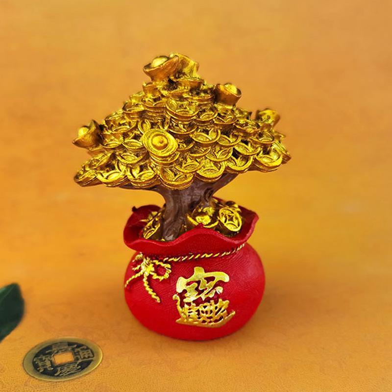 New Gourd for Wealth & Treasures: Fortune, Longevity, Peace, Lucky Bags, Money Tree, Good Luck Ornament