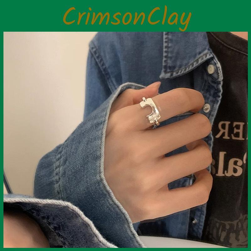 Fashionable Korean Inspired U Shaped Ring For Women Unique And Accessory Versatile