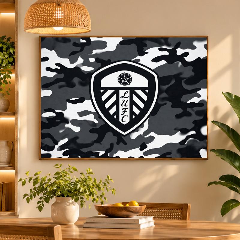 5D Diamond Painting Leeds United Football DIY Full Drill Diamond Art Kit Home Decoration