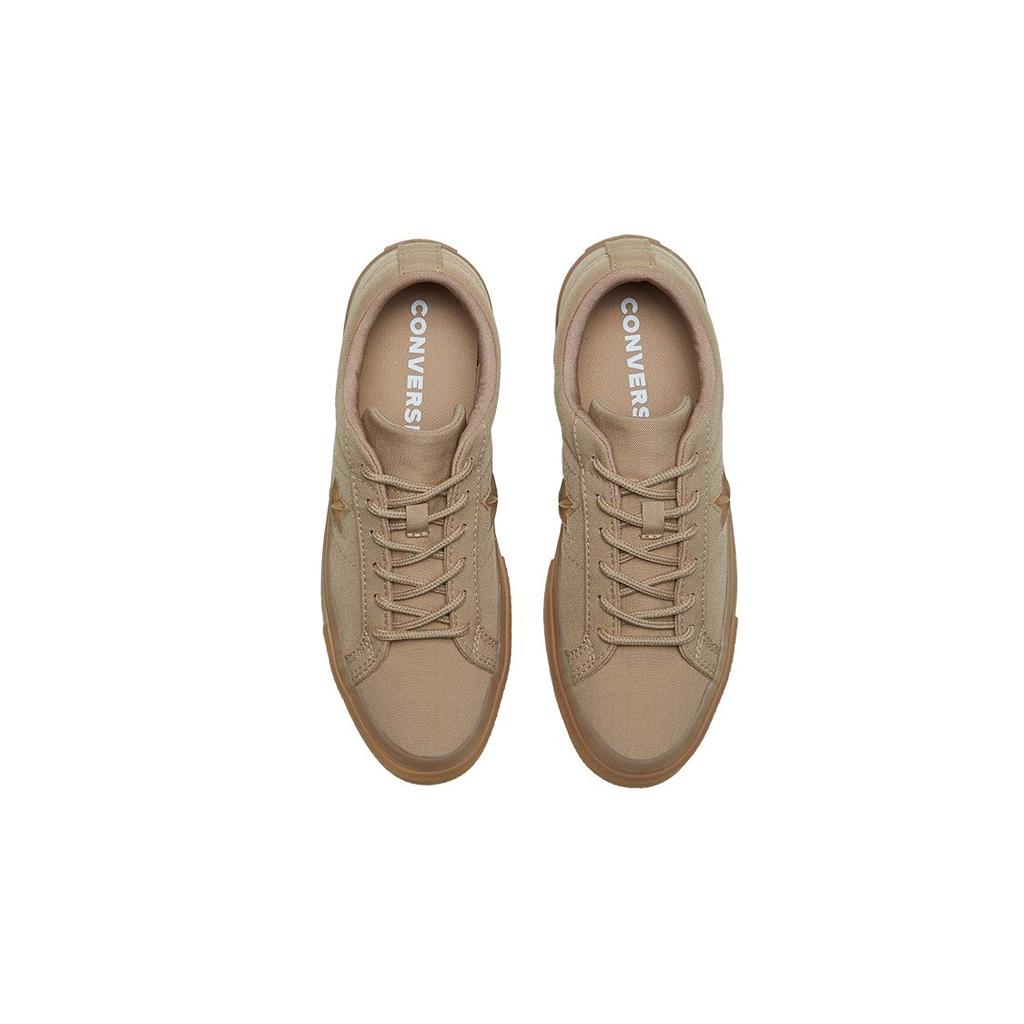 Converse One Star Series Fashion Comfortable Low Top Canvas Shoes Unisex Sneakers Brown 165018C