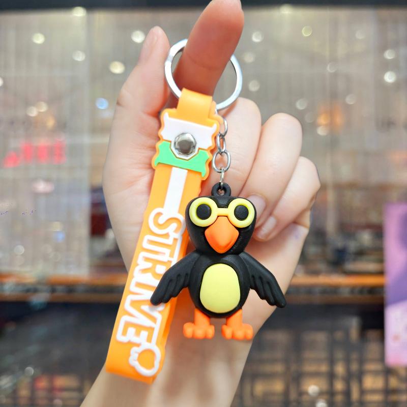 Breloc Păpușă Shanhaijing Bestie Exotică Amuzant Abstract Omuleț din Lemn Rechin Pandantiv Mic