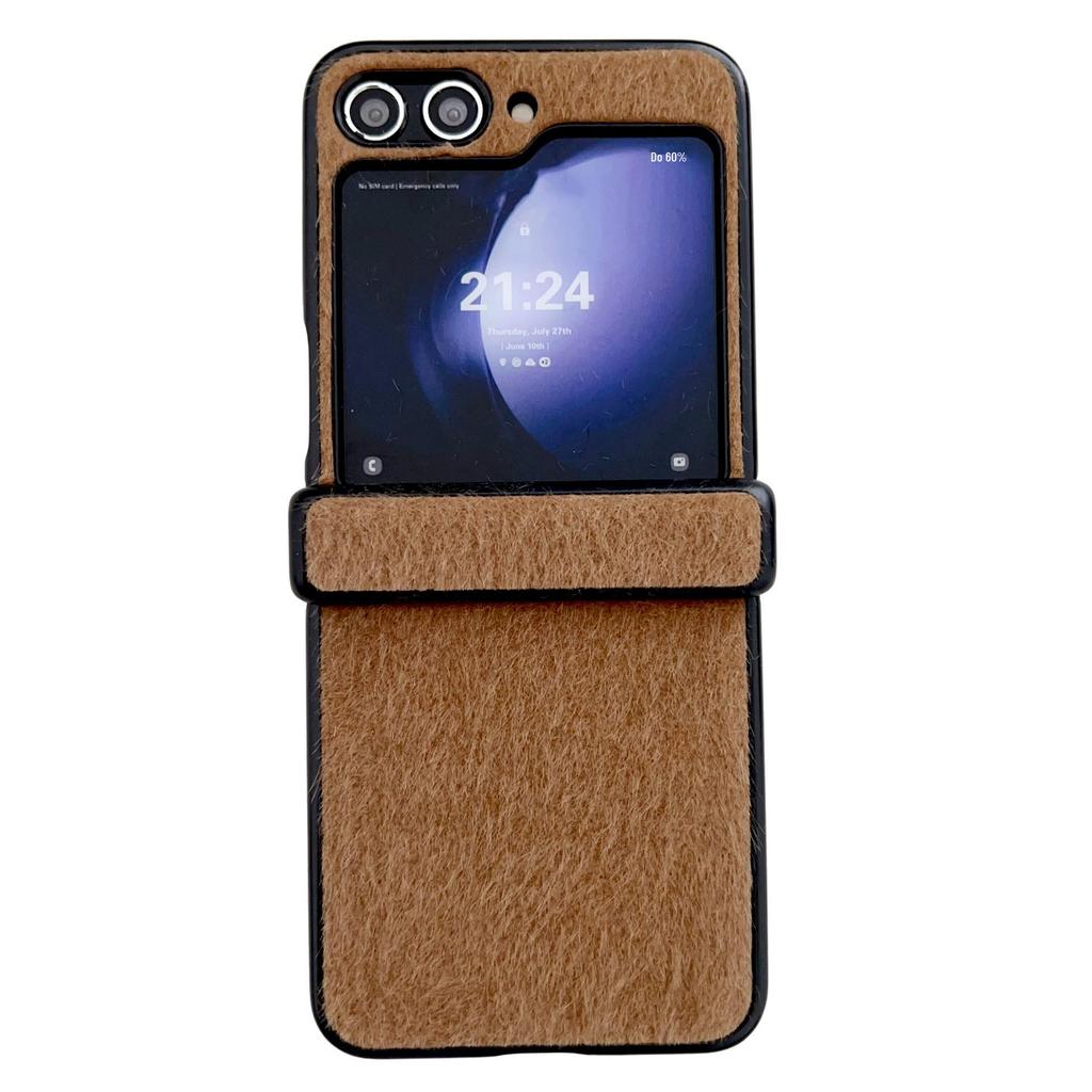 Samsung Z Flip 3/4/5/6/7 Mink Plush Three-Section Case