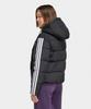 Adidas Climawarm 3-Stripe Puffer Down Hooded Jacket - Black / Jw3429