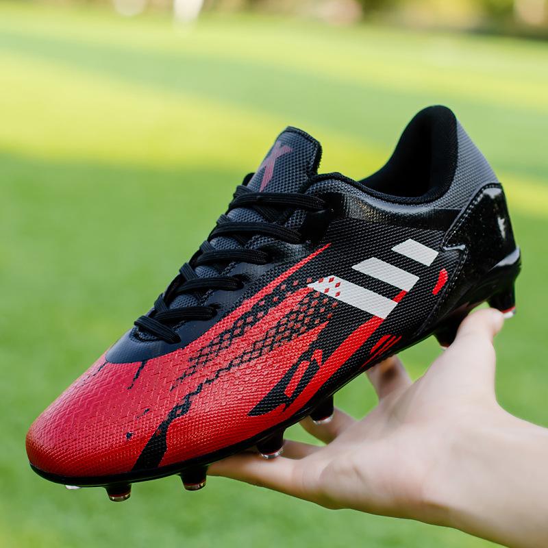 Men'S Soccer Shoes, Long-Spiked Studded Children'S Sneakers, Korean Version Large Size Training Shoes