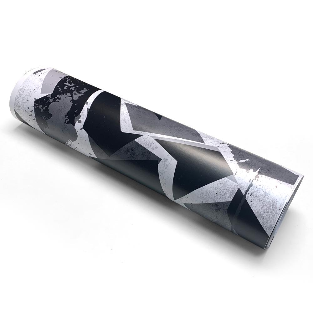 Self-Adhesive Geometric Camo Sticker for Motorcycle and Car Paint Modifications