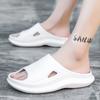 Non Slip Beach for Household Use Open-Toe Cushioning Slides - Non-slip Comfortable Casual Slippers