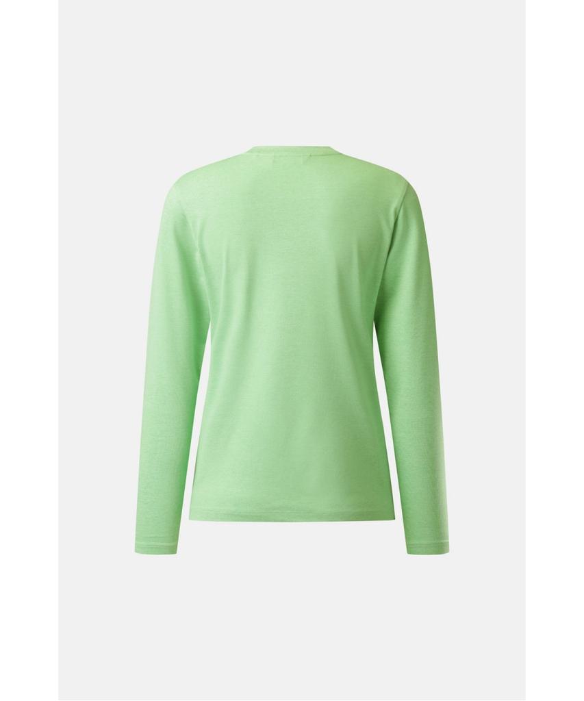 Koolongseupocheu Women'S Soft Feel Round Neck Long Sleeve T-Shirt Jktbs26102Lgr