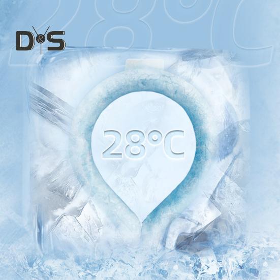 Sommer-Halskühlschlauch, tragbarer Halskühler, leichter, wiederverwendbarer Eiskältering, Outdoor-Prävention von Hitzschlag, tragbares Halswickelhalsband