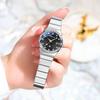 New Women Watch Round Quartz Diamond-Studded Wristwatch Date Luminous Waterproof Stainless Steel Watch Ladies Gift Relojes Para