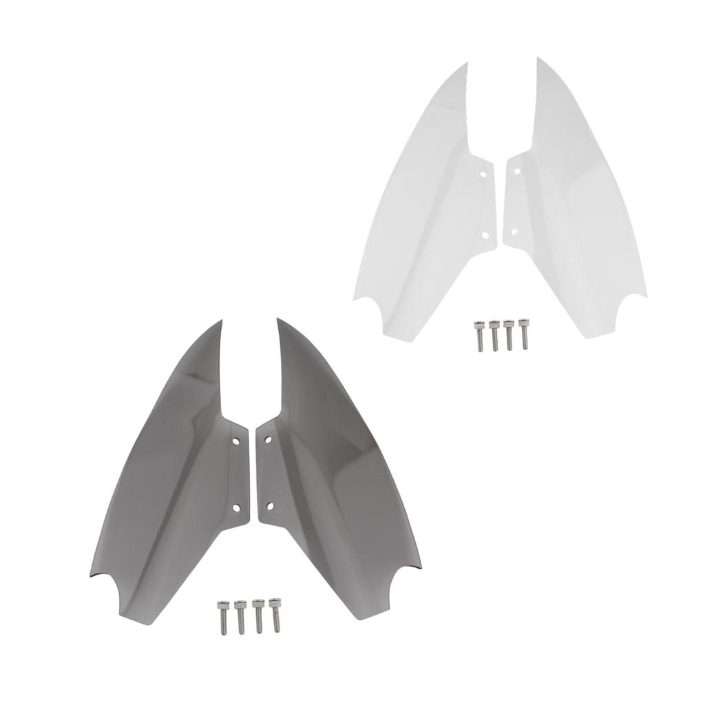1 Pair Motorcycle Upper Fairing Air Deflectors Wind Side Shield Cover