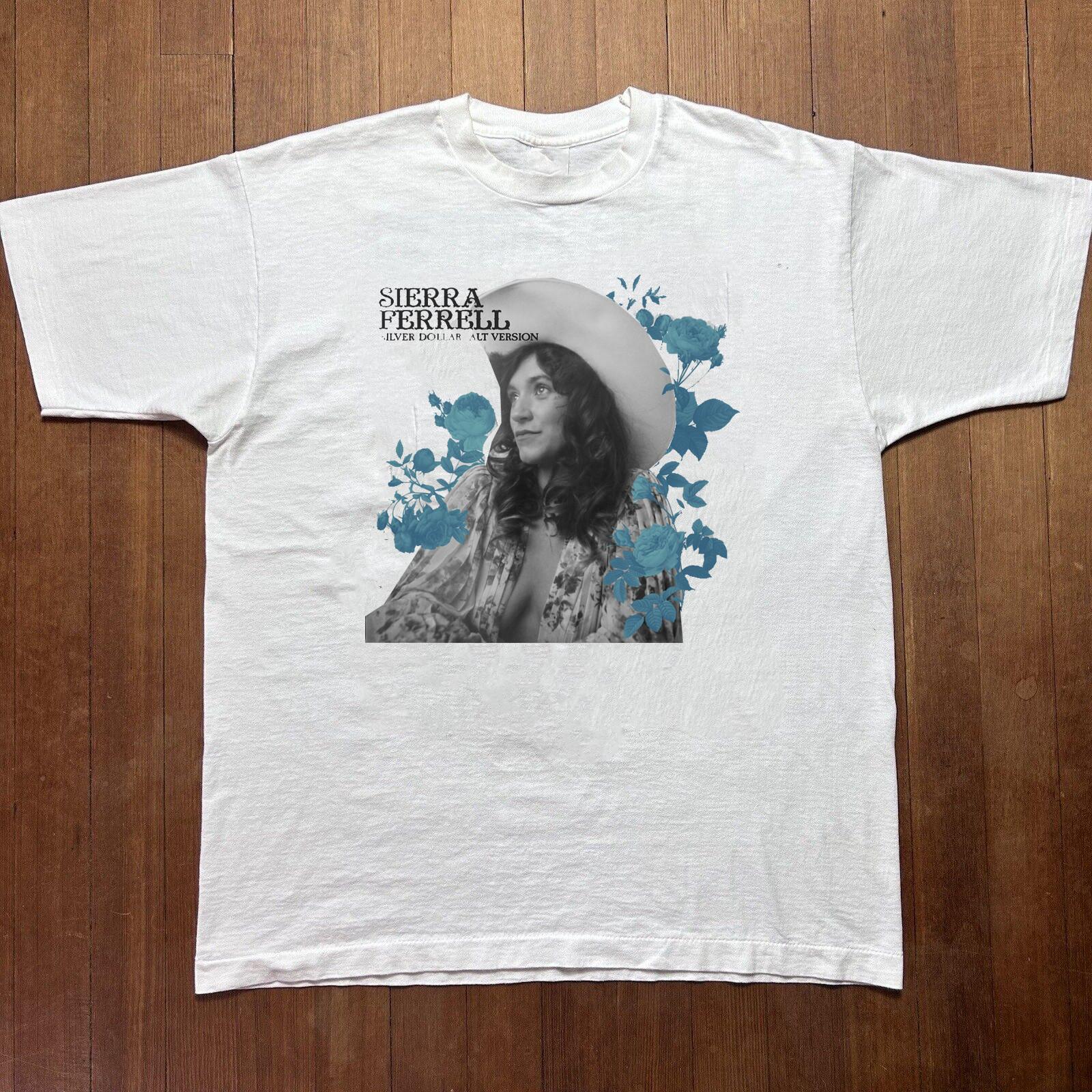 New Popular Sierra Ferrell White T-Shirt Cotton Full Size S разноцветный