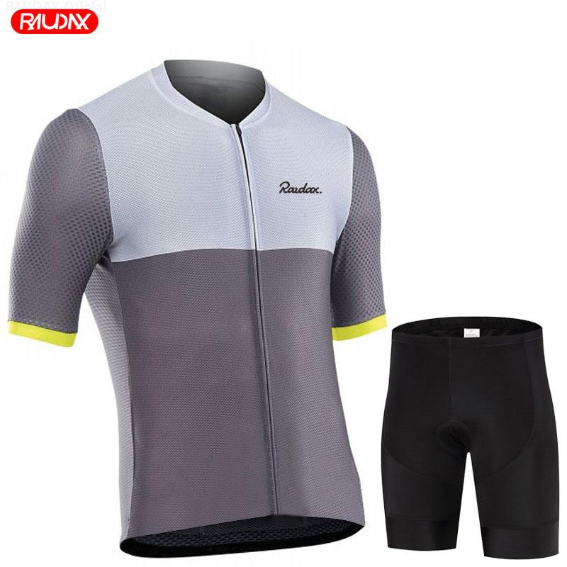 2026 Summer Breathable Cycling Suit Set Raudax Men Quick-Dry Mountain Bike Cycling Clothing Ropa Ciclismo Verano Triathlon Cycling Wear