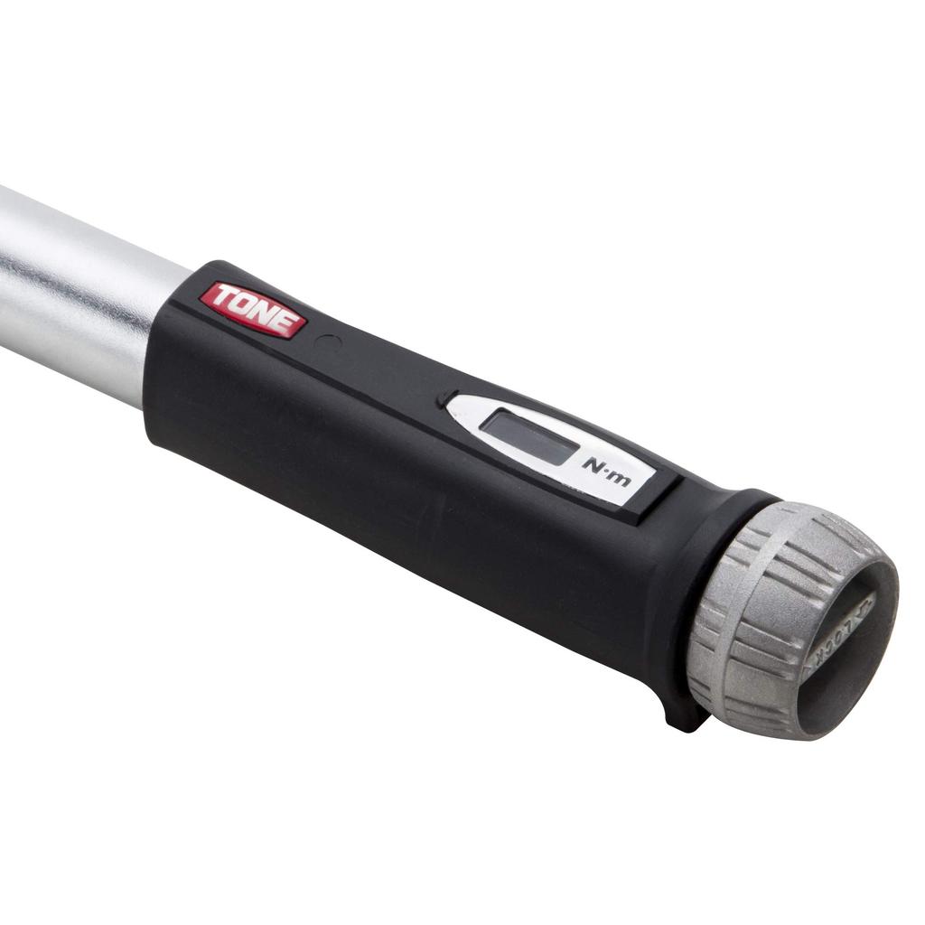 TONE Preset Torque Wrench 300Nm (Direct Set/Hold Type), T4MN300H, 12.7mm (1/2") Drive, Black,