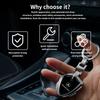 1 stk Bilemblem Stying Metall Nøkkelringer Skjoldformet Nøkkelring For Mercedes Benz AMG W203 W206 W220 W205 W211 W212 W201 W210 W168 GLC