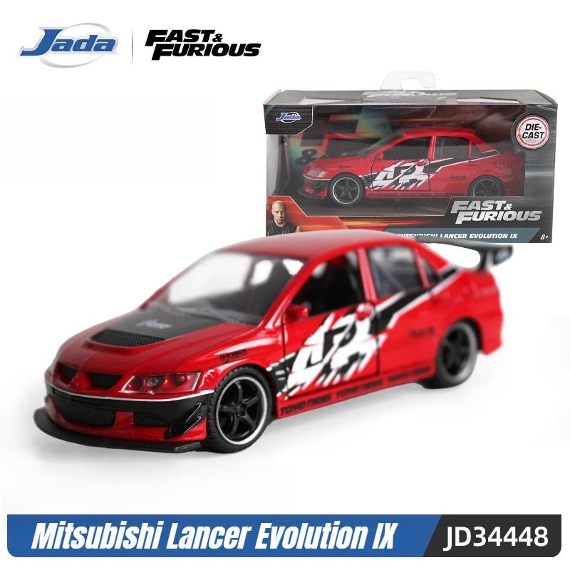 Jada Spielzeug 1:32 Fast&Furious Legierungsauto, Mitsubishi Lancer TOYATO Super Nissan Skyline GTR Jetta RX-7 Sammlung Geschenk Spielzeug für Kinder