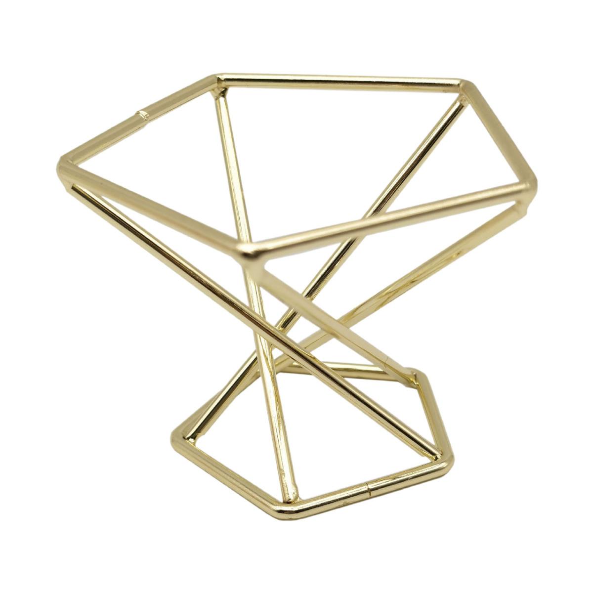 

Подставка для сушки губки в форме ромба, косметический инструмент, многоразовый удобный косметический держатель для макияжа, аксессуары для туалетного столика золотистый