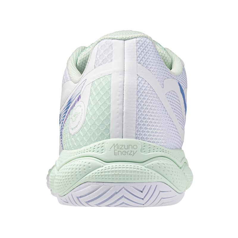 Mizuno Wave Enforce Court Удобная амортизация Прочные Дышащие Низкие Теннисные Кроссовки Женские кроссовки Белые 61GA243343