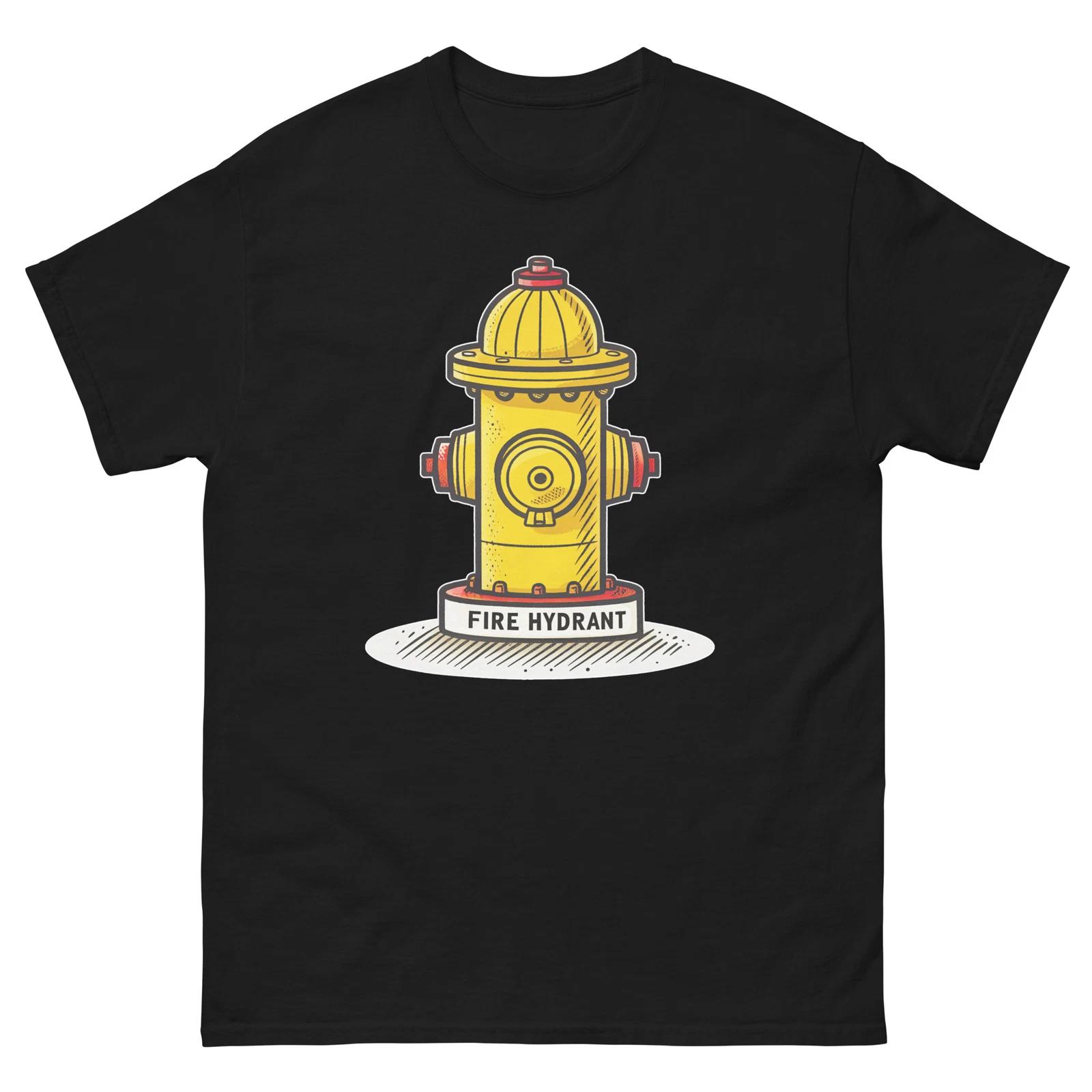 Fire Hydrant Object Place Item Urban T-Shirt 3XL