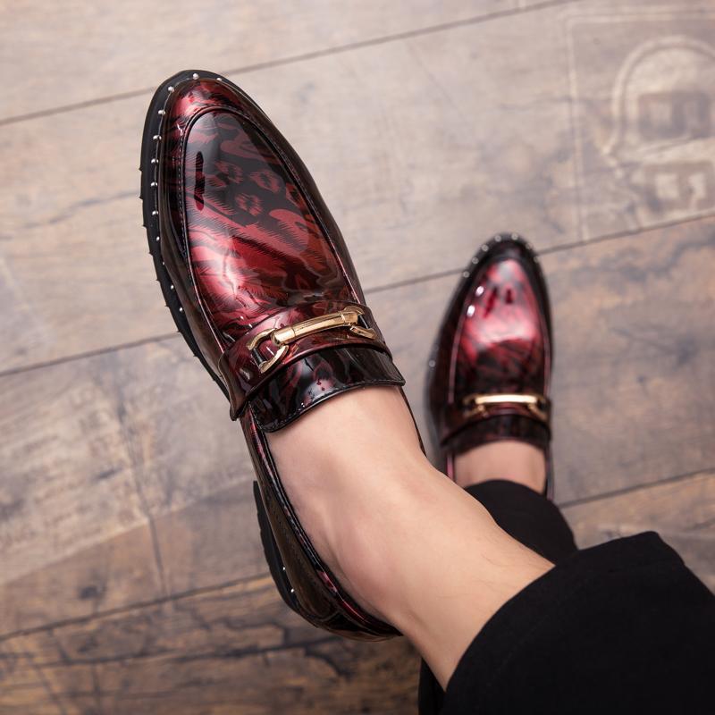 Fashion 2025 Brand Leather Men Shoes Luxury Design Daily Casual Slip on Men Loafers Comfortable Office Wedding Dress Shoes for Men