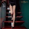 Ultra Thin See-Thruogh Seamless Crotch Oily Shine Shimmery Sheer Pantyhose Silky Closed/Open  Stocking.7374 Aurora Series
