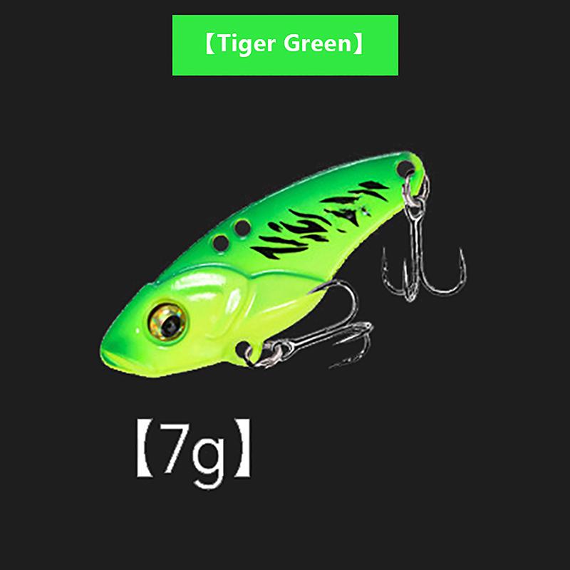 1Pcs 3.5-15G Metal Spinner Fishing Bait Vib Spoon Fishing Lure Crankbait Bass Artificial Hard Baits Cicada Vib Fishing Tackle