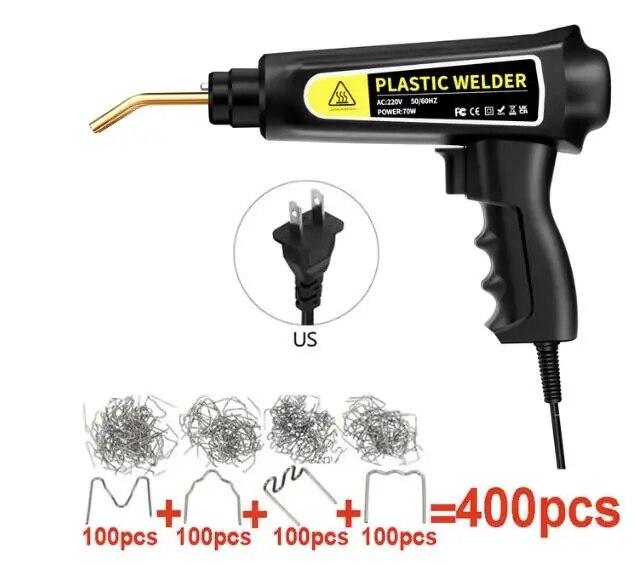 New Heat Gun Plastic Welding Machine Bumper Soldering Iron Staples Bumper Repair Car Tools Kit HOT Stapler Plastic Welder