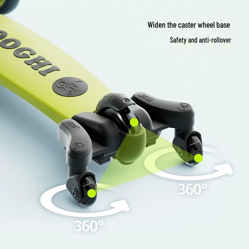 Cool Ride 3-in-1 Scooter Push Rod & Universal Wheels