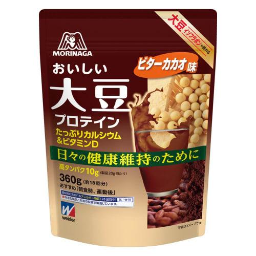 

Morinaga Delicious Soy Protein, Bitter Cocoa Flavor, 360g (approx. 18 servings), Weider Soy Protein, Calcium, Vitamin D, Soy Isoflavones, Anti-Doping,